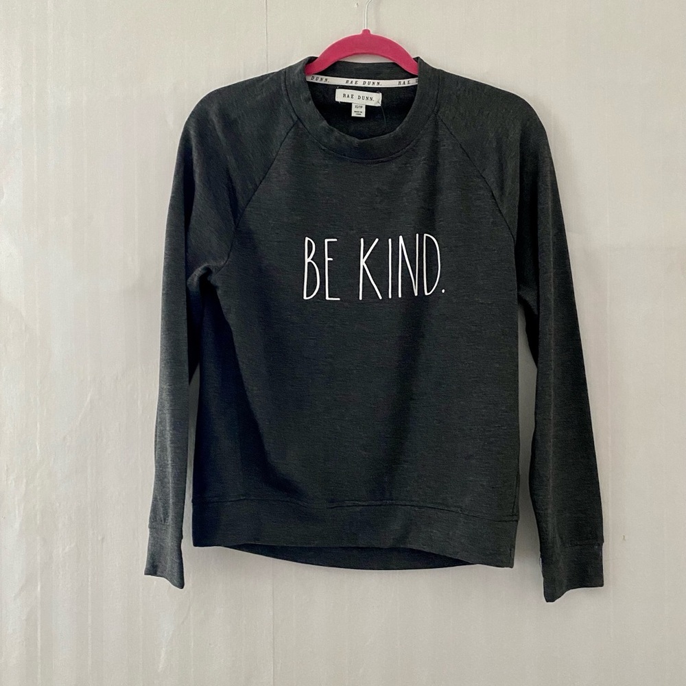 Rae Dunn Be Kind Pullover Sweatshirt